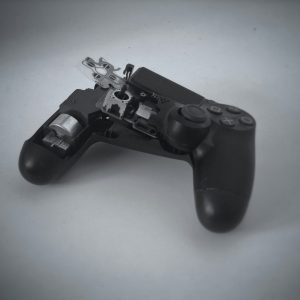 black sony ps 4 game controller
